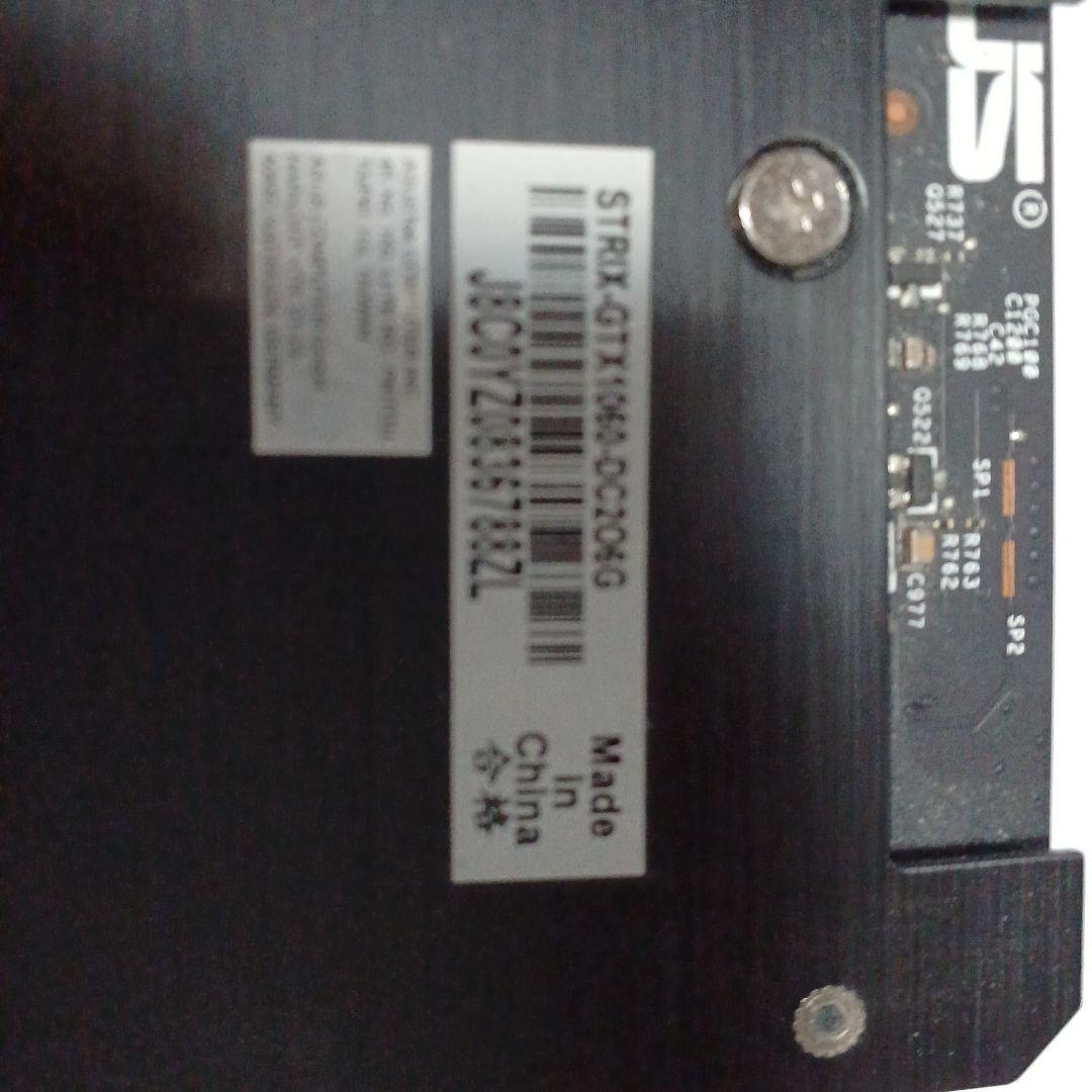 グラフィックボード・グラボ・ビデオカード ASUS STRIX_GTX1060_DC206G OC Edition 6GB