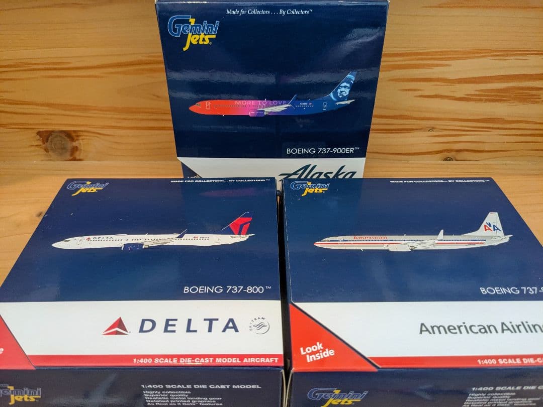 ジェミニ デルタ アメリカ アラスカ 737-800 737-900 1/400