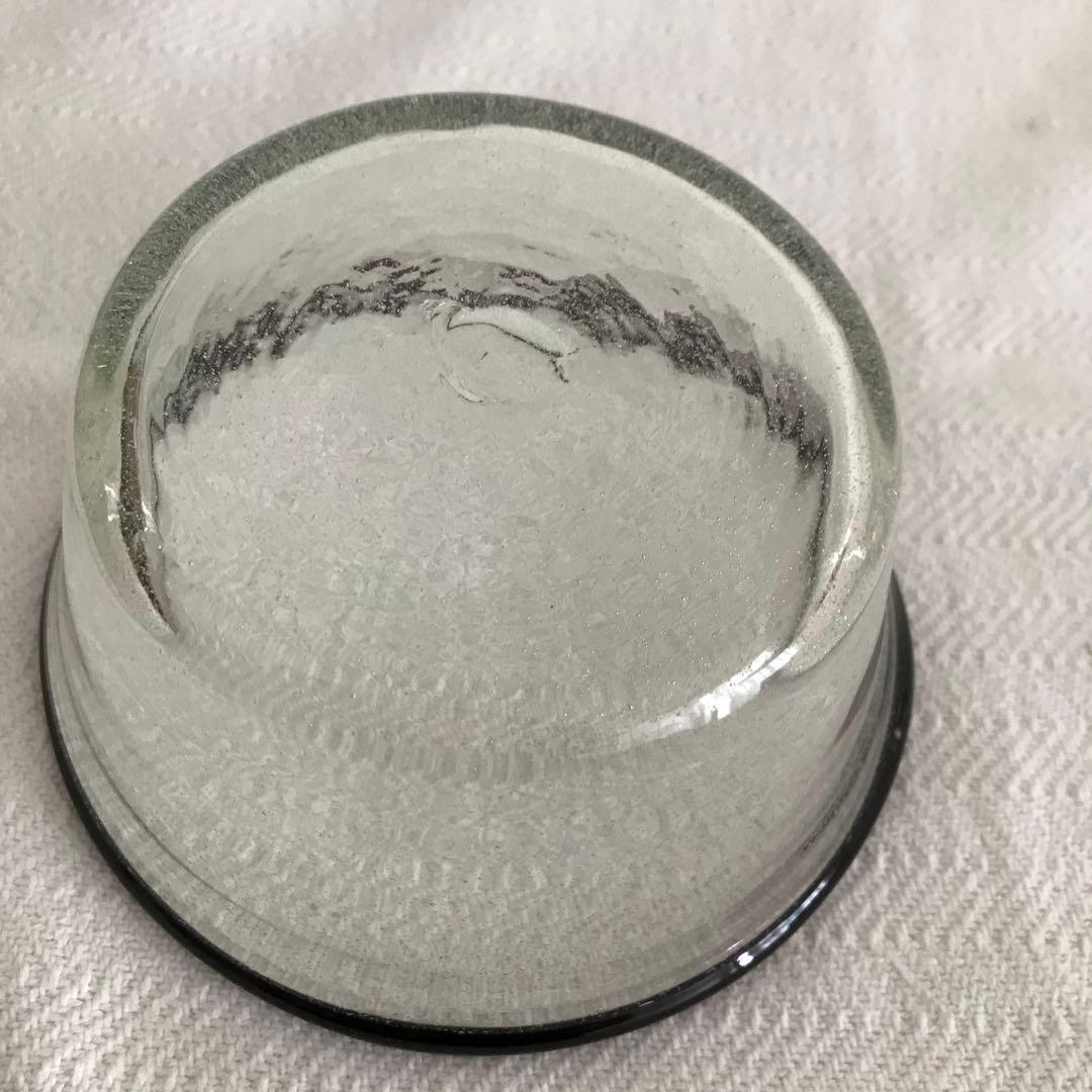 小谷眞三　倉敷ガラス　吹きガラス　ボウル　　(舩木倭帆 小谷栄次　民藝)