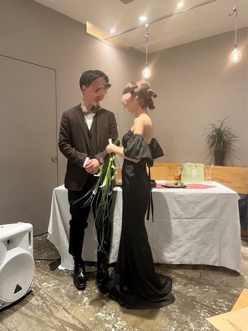 orihime様　ドレスプロダクション　オフショルダー ボリューム袖