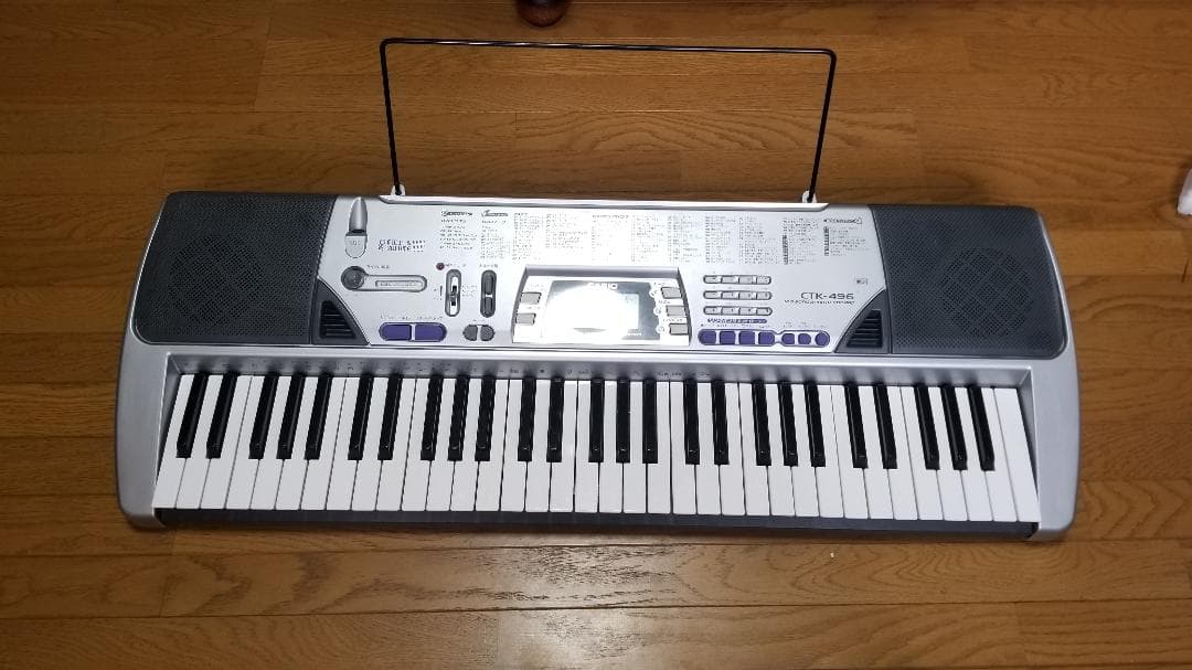 カシオCASIO ベーシックキーボード 電子キーボード 61鍵 CTK-496