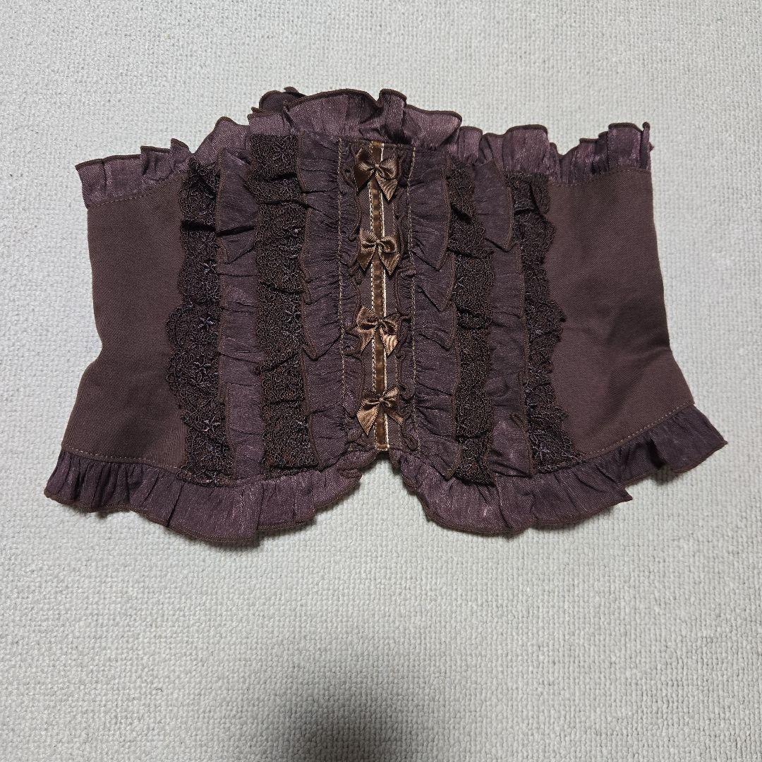 Sheglit ブラウン コルセット