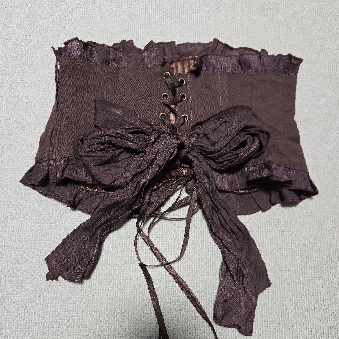 Sheglit ブラウン コルセット