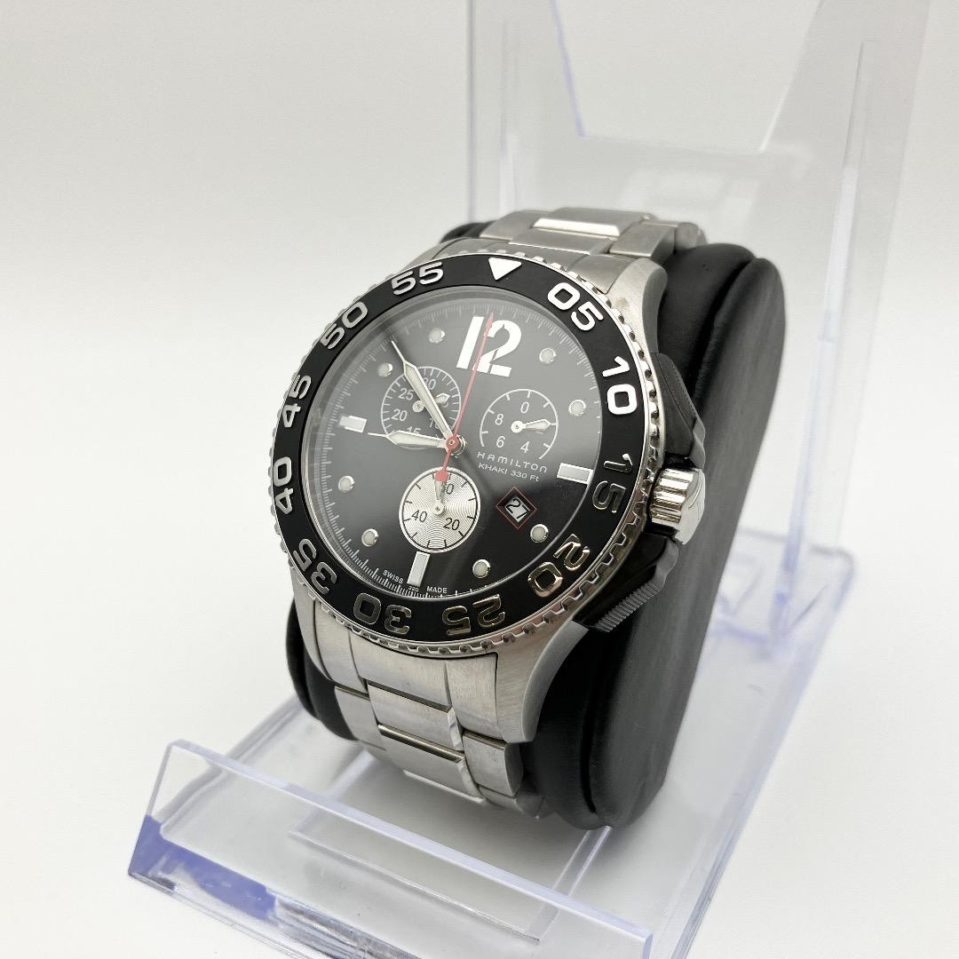 ハミルトン カーキ キング スクーバ クロノグラフ H654120 動作確認済