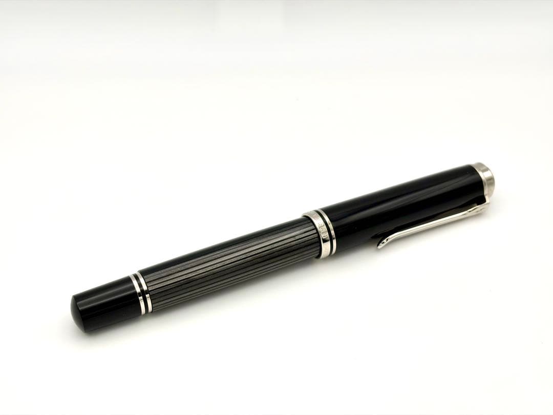 【美品】ペリカンスーべレーンM805ブラックストライプシュトレーゼ