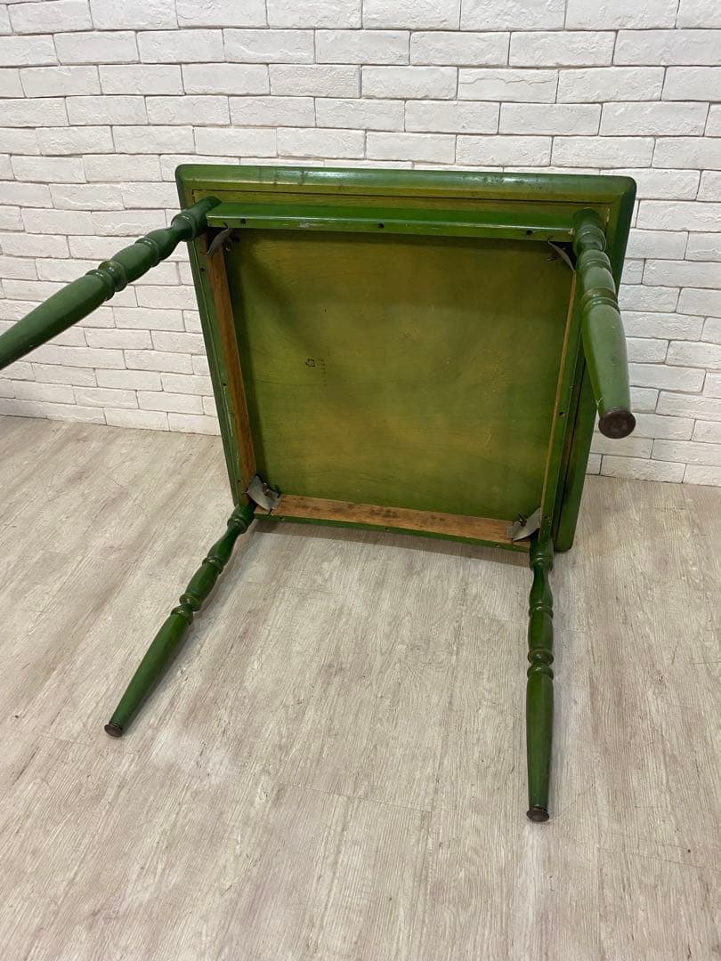 【東京23区配送無料】　飛騨産業　ダイニング　テーブル　アンティーク　ビンテージ