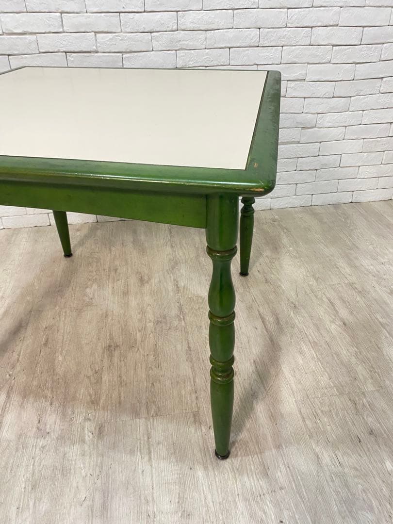 【東京23区配送無料】　飛騨産業　ダイニング　テーブル　アンティーク　ビンテージ