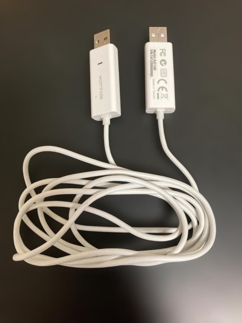 BUFFALO外付HD Wormhole switchリンクケーブルJUC100