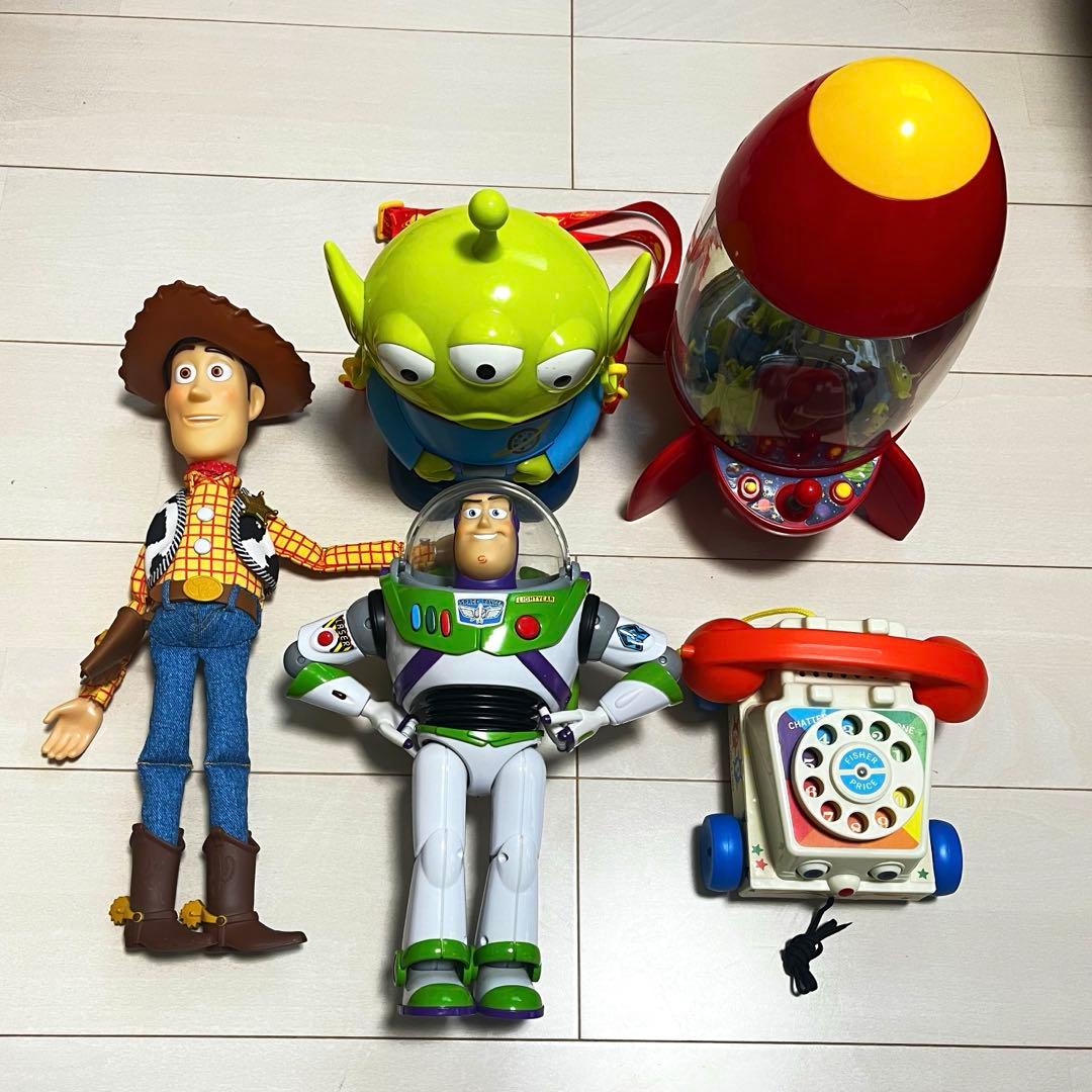 トイストーリー　ウッディ　バズ　チャターフォン　リトルグリーメン　クレーンゲーム