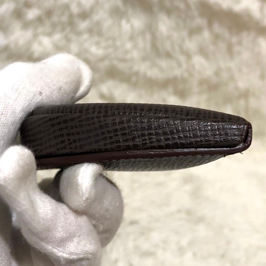 未使用✨ロエベ アナグラムロゴ　レザー　 ケース ダークブラウン