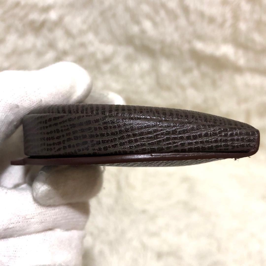 未使用✨ロエベ アナグラムロゴ　レザー　 ケース ダークブラウン