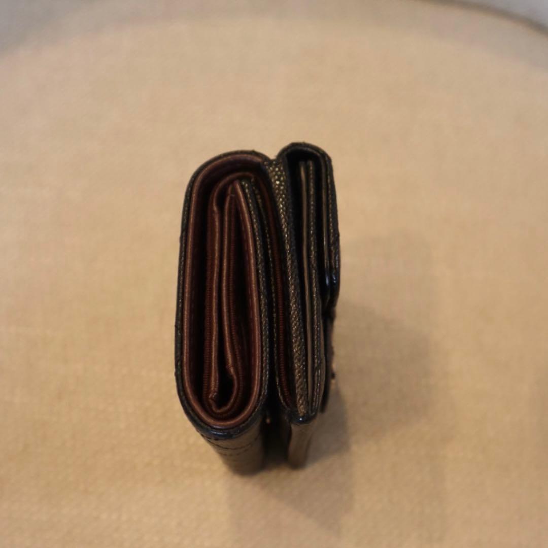 シャネル CHANEL スモールフラップウォレット 三つ折り財布 キャビアスキン