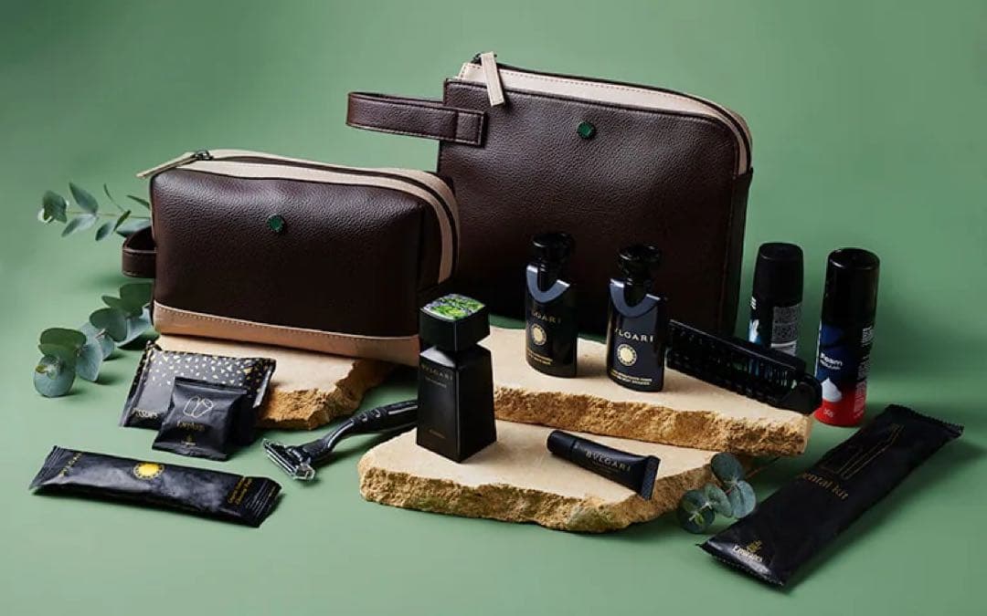 【BVLGARI】エミレーツ航空ファーストクラスアメニティキット（メンズ）