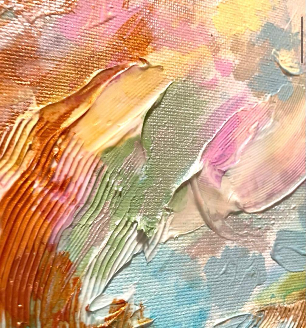 抽象画　空　原画　テクスチャーアート　絵画　アート