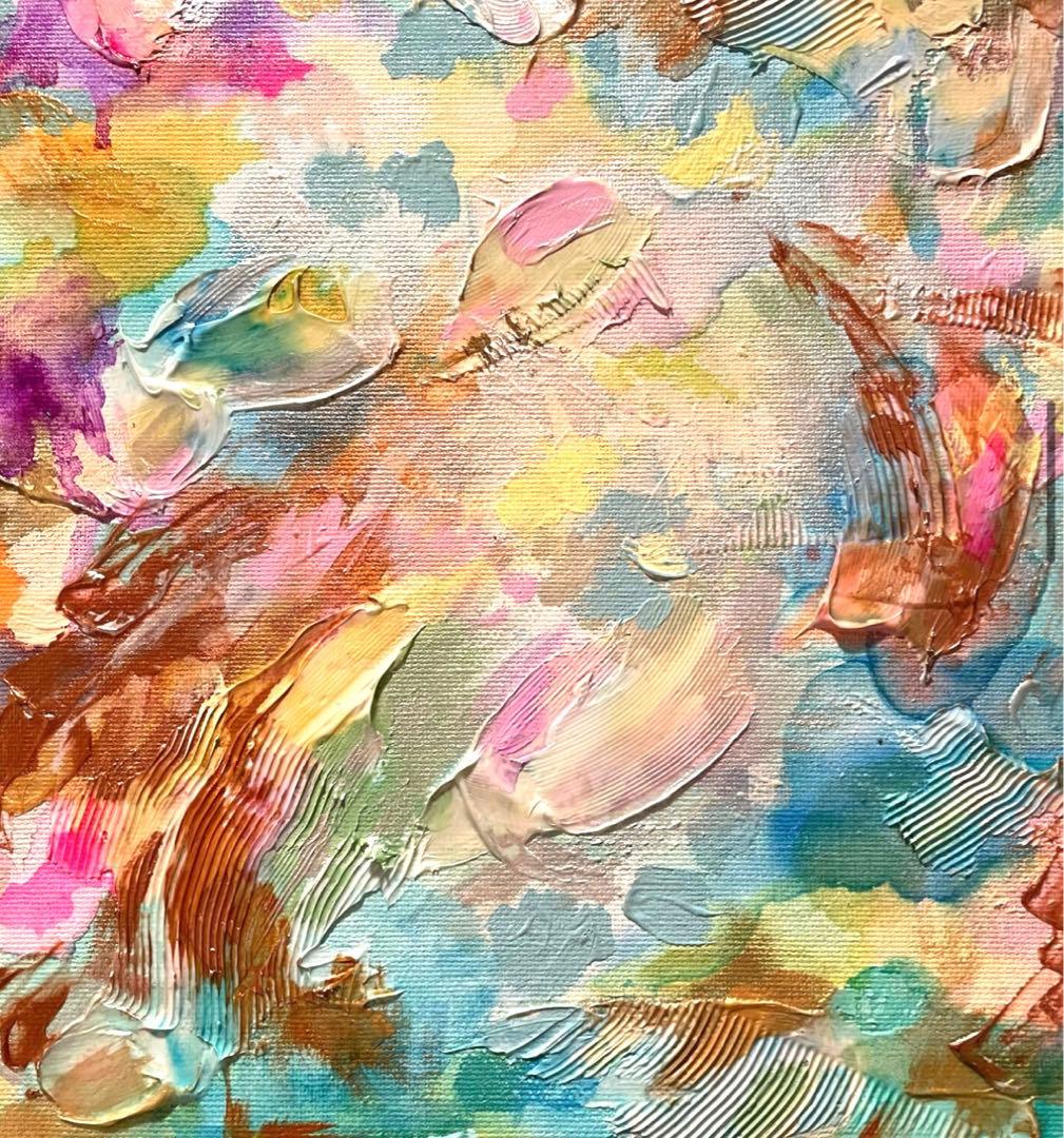 抽象画　空　原画　テクスチャーアート　絵画　アート