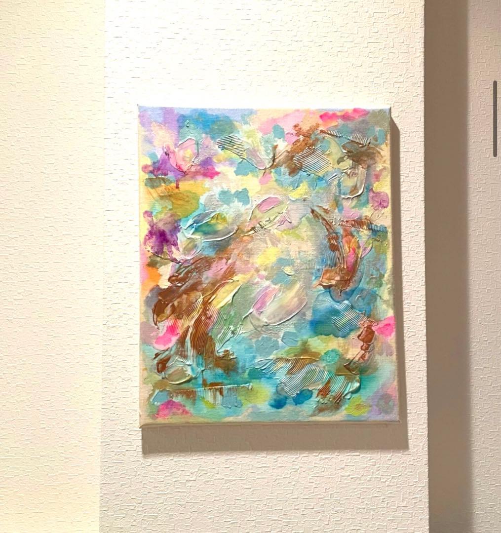 抽象画　空　原画　テクスチャーアート　絵画　アート