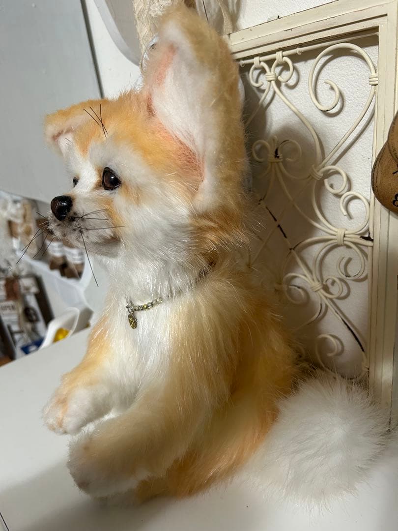 海外作家様作　ぬいぐるみ　テディベア　アートドール　フェネック　きつね