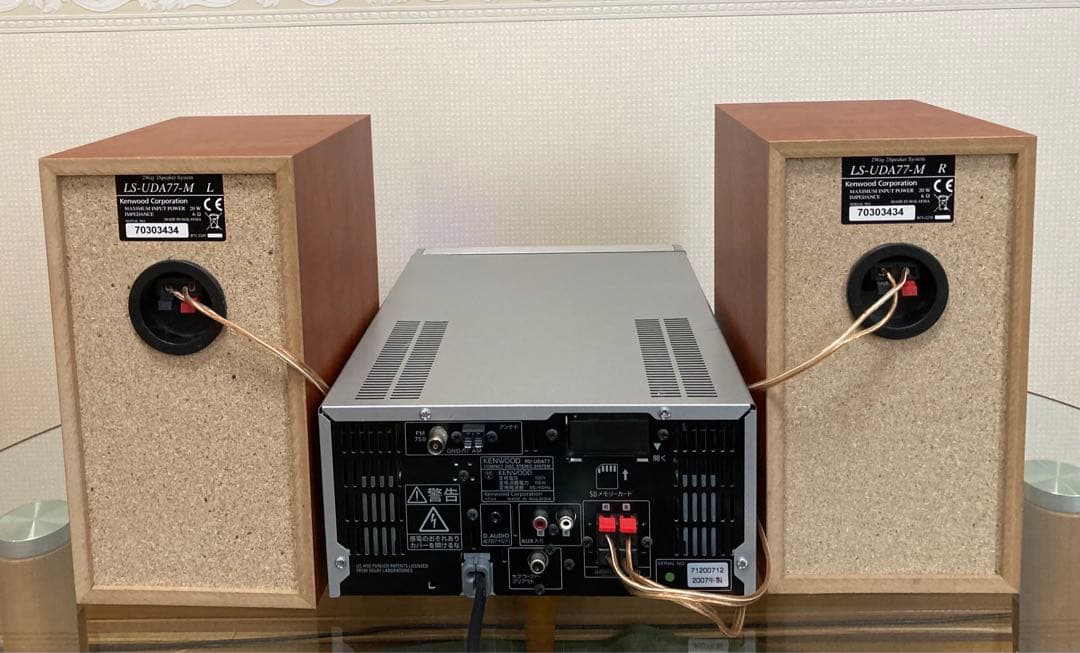 上級機ケンウッドHi-Fi コンポRD-UDA77・スピカーUDA77【綺麗】
