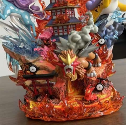 ポケモン　ホウオウ　エンテイ　スイクン　ライコウ　フィギュア