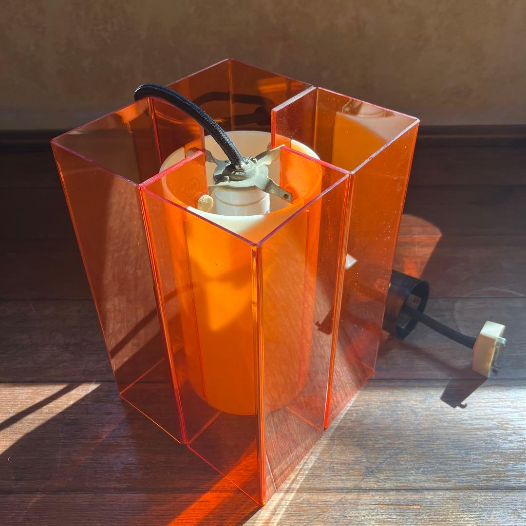 【昭和レトロ】ペンダントライト 照明 レトロポップ ミッドセンチュリー '70s