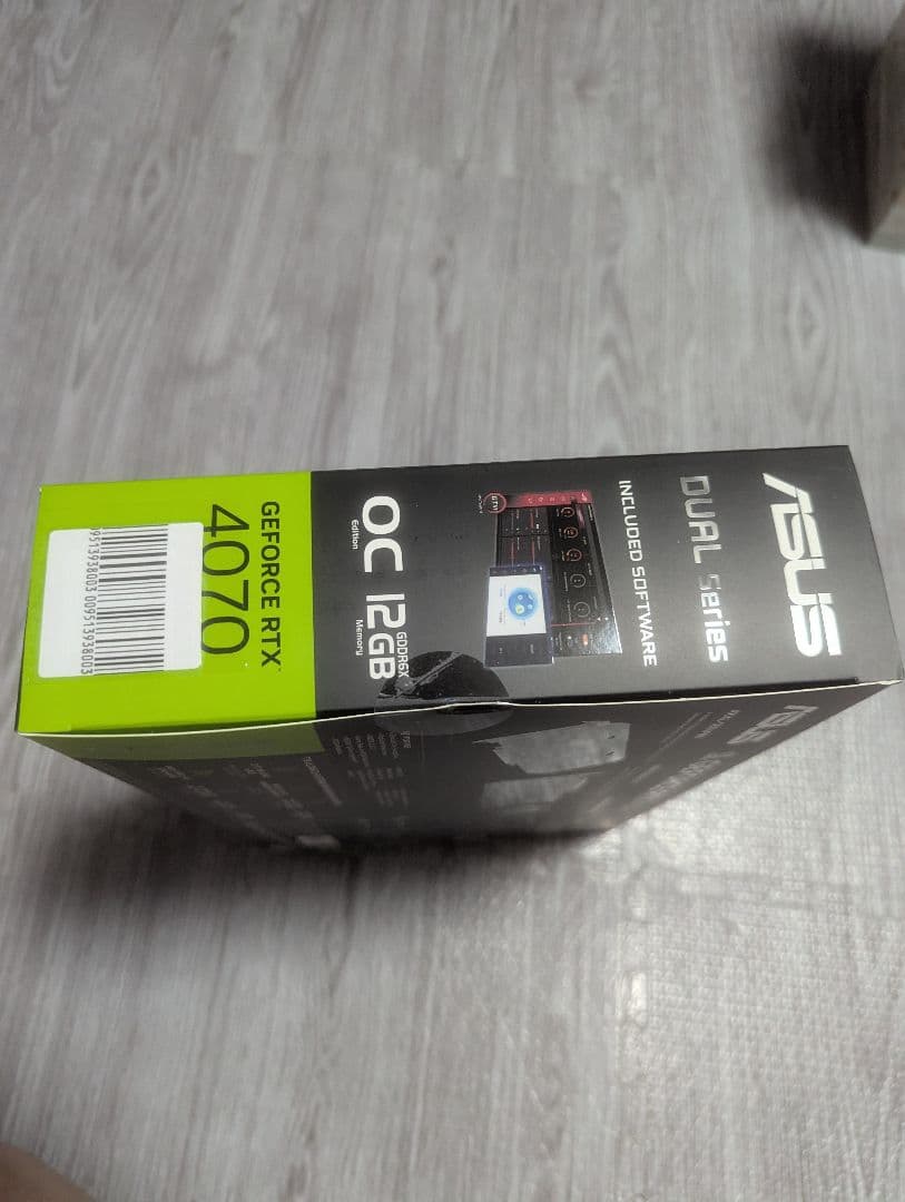 ASUS GeForce RTX 4070 DUAL OC 12GB 新品未開封