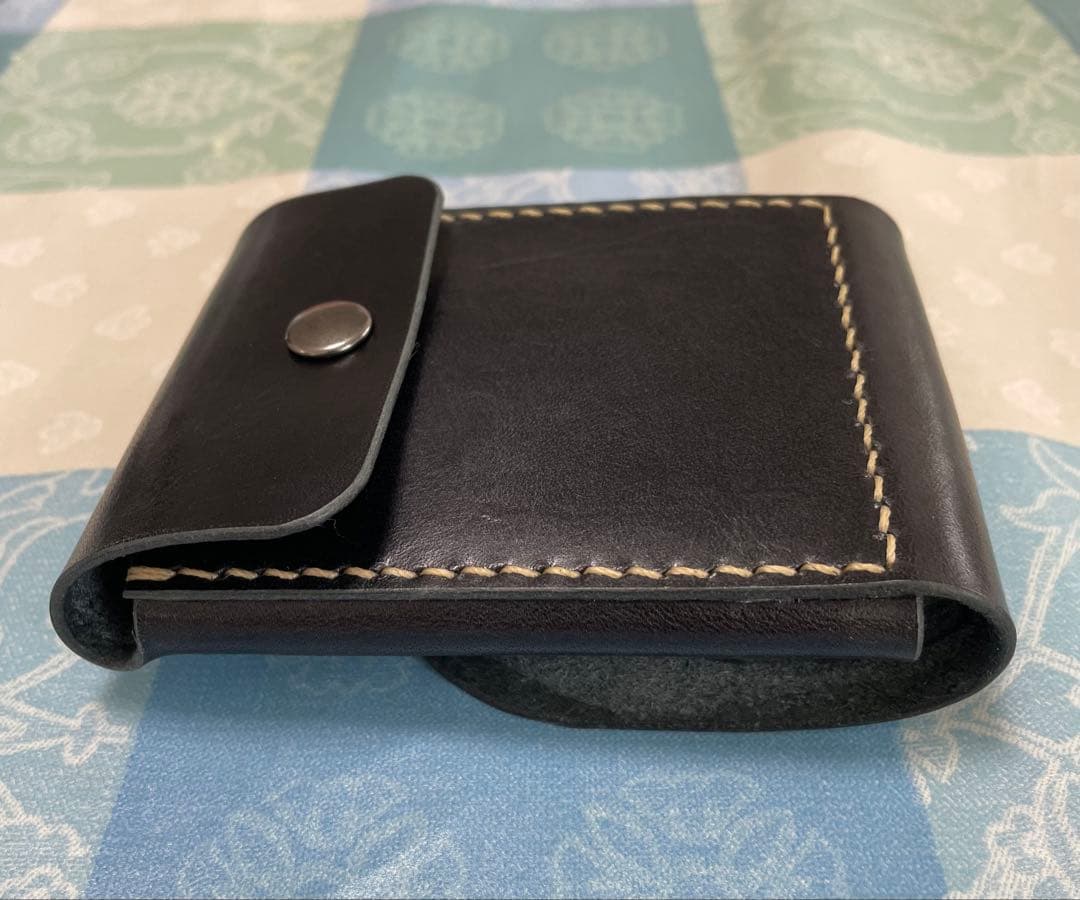 二つ折り財布　バイカーズウォレット　姫路　サドルレザー　トラッカーウォレット