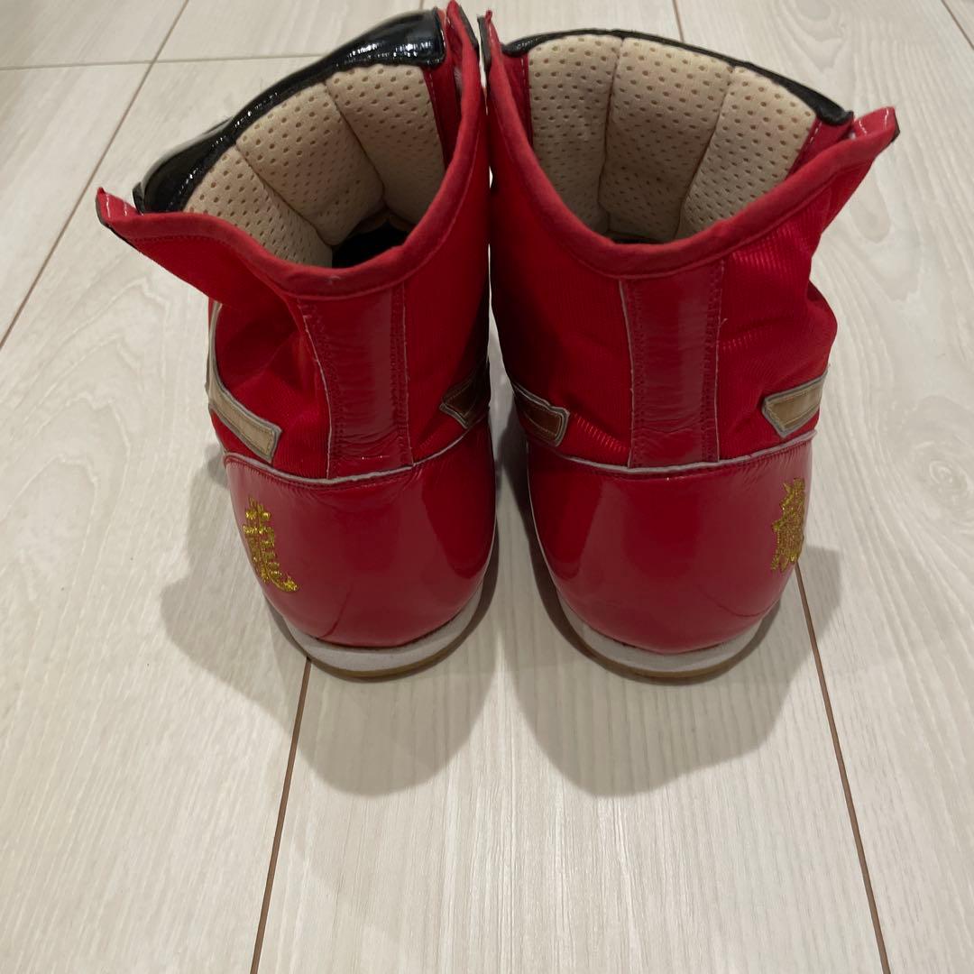 Mizuno ボクシングシューズ レッド/ゴールド　　サイズ27cm