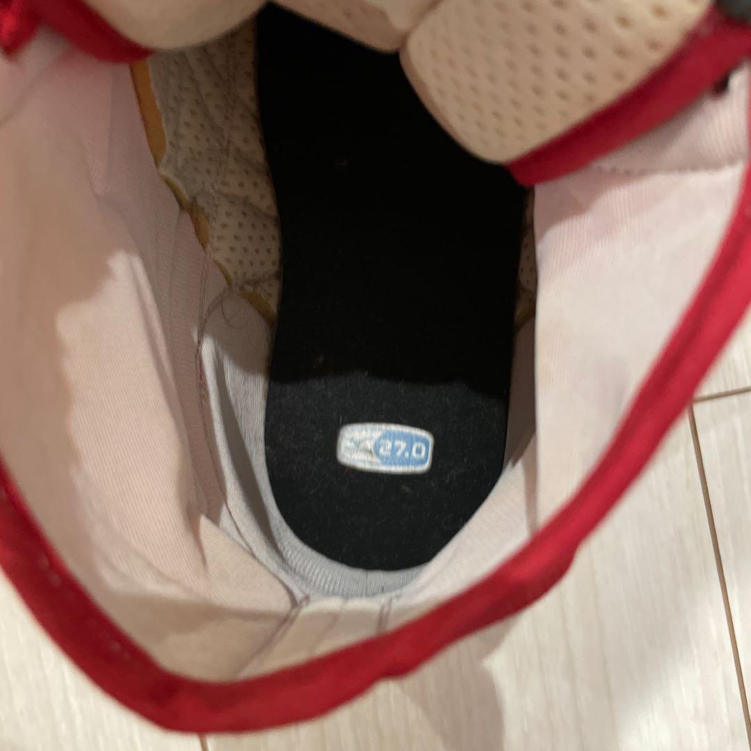 Mizuno ボクシングシューズ レッド/ゴールド　　サイズ27cm