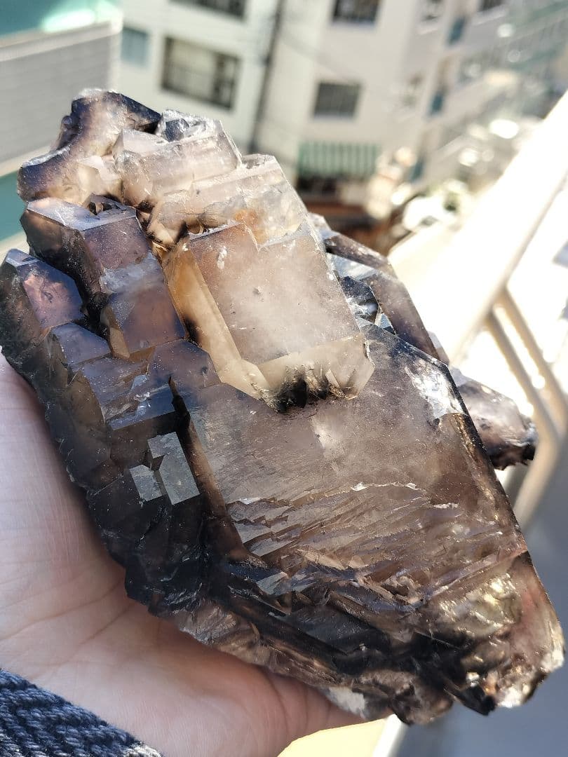 【超特価】スモーキーエレスチャル　金色のきらめき