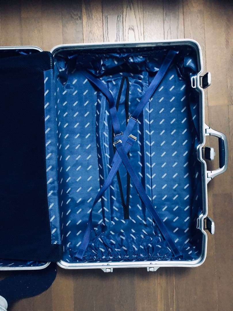 【値下げ】RIMOWAリモワシルバー スーツケース2輪キャリーケースビンテージ