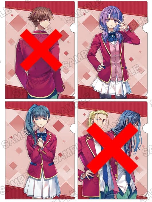 ようこそ実力至上主義のフェスタへ2025 クリアファイル 4枚セット 計11枚