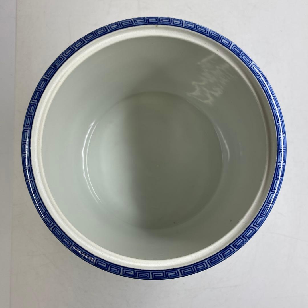 ☆茶3 橋本喜泉 祥瑞 松竹梅 水指 共箱 高さ19cm 東キ7-0725①