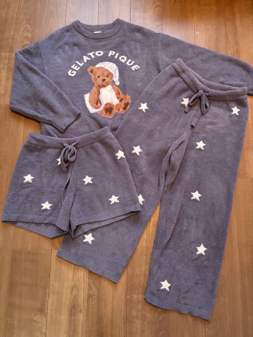 gelato pique くま テディベア ルームウェア