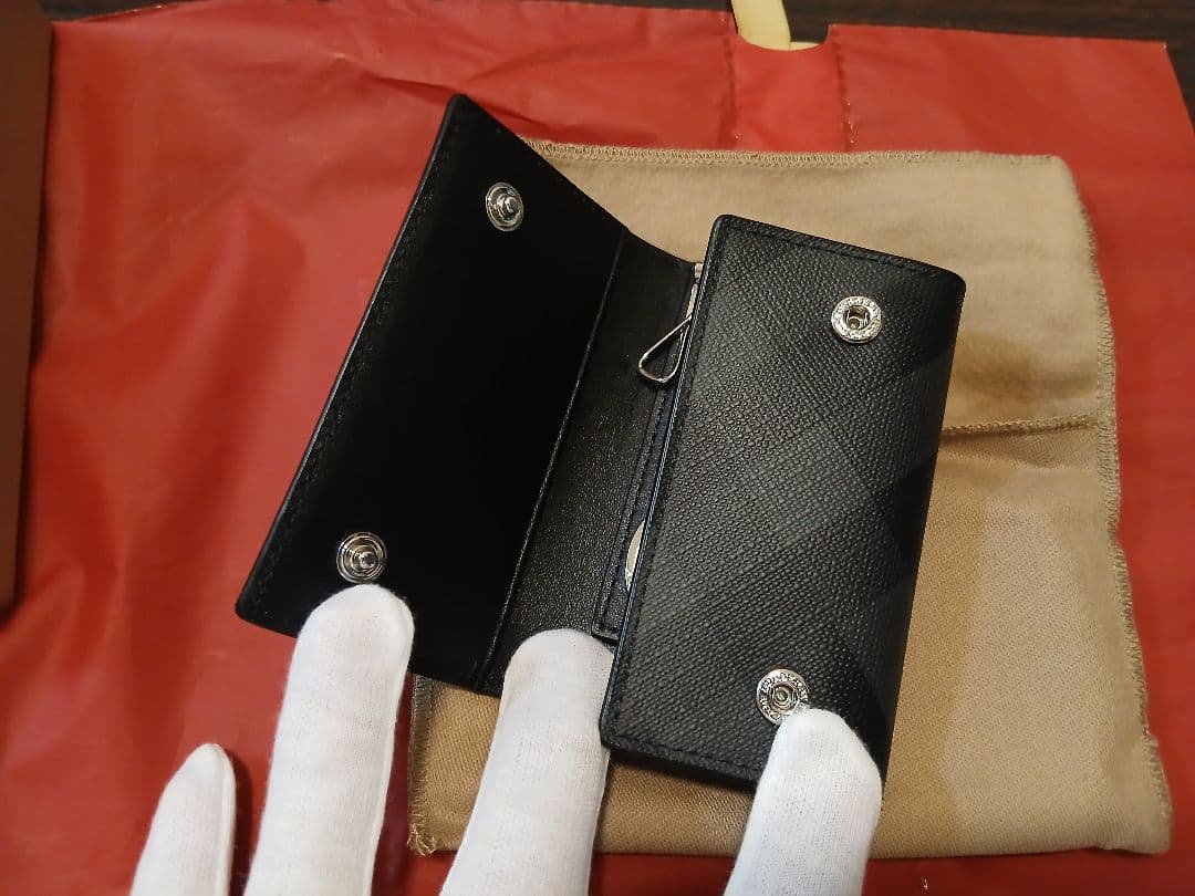 新品未使用　バーバリー　BURBERRY　6連キーケース　メンズ