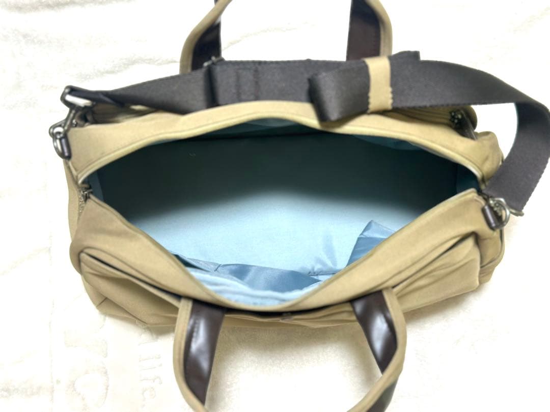 MARIE CLAIRE ベージュ ナイロン ボストンバッグ