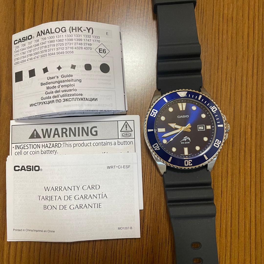 CASIO 腕時計 ダイバーウォッチ MDV-106B-2AW