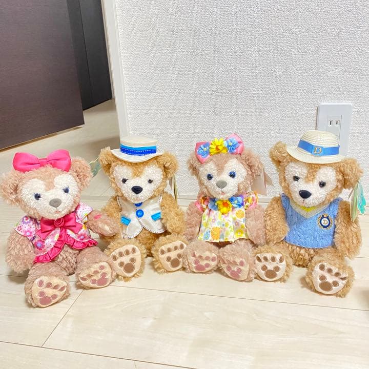 ダッフィー シェリーメイ  ss ぬいぐるみ 4体セット