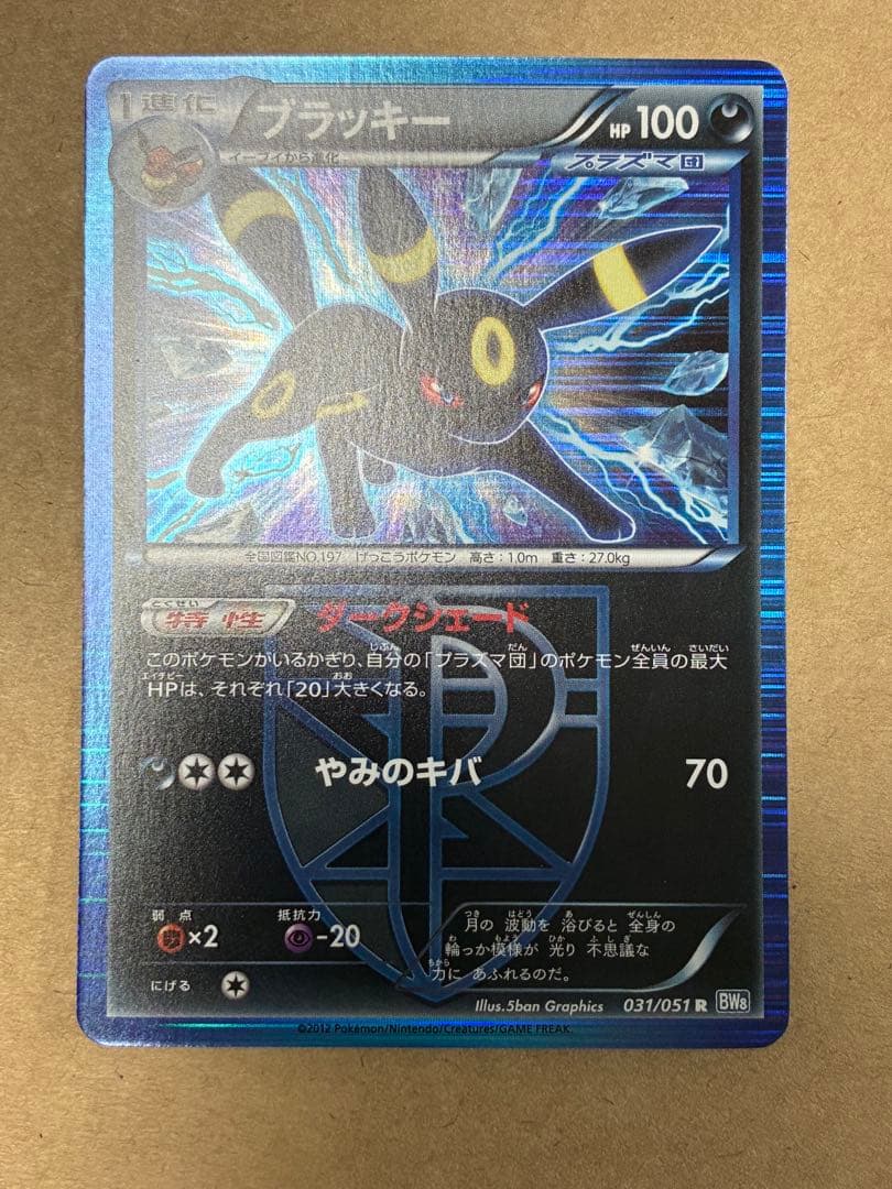 ブラッキー R BW8 ライデンナックル 031/051