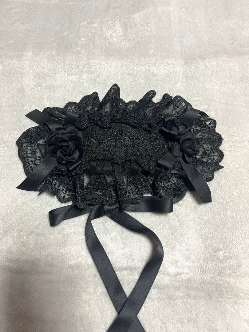 Moi-meme-Moitie ローズクロスアーチヘッドドレス(黒)