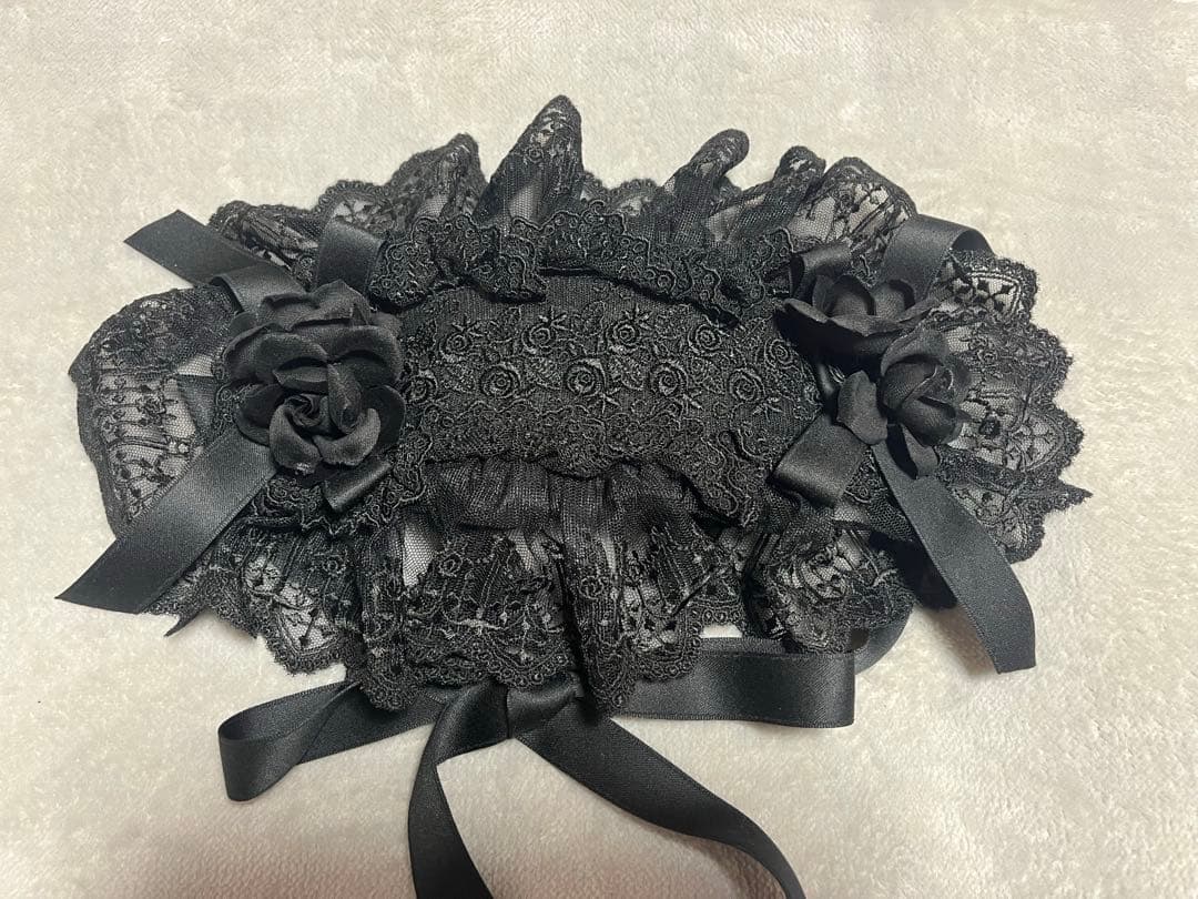 Moi-meme-Moitie ローズクロスアーチヘッドドレス(黒)