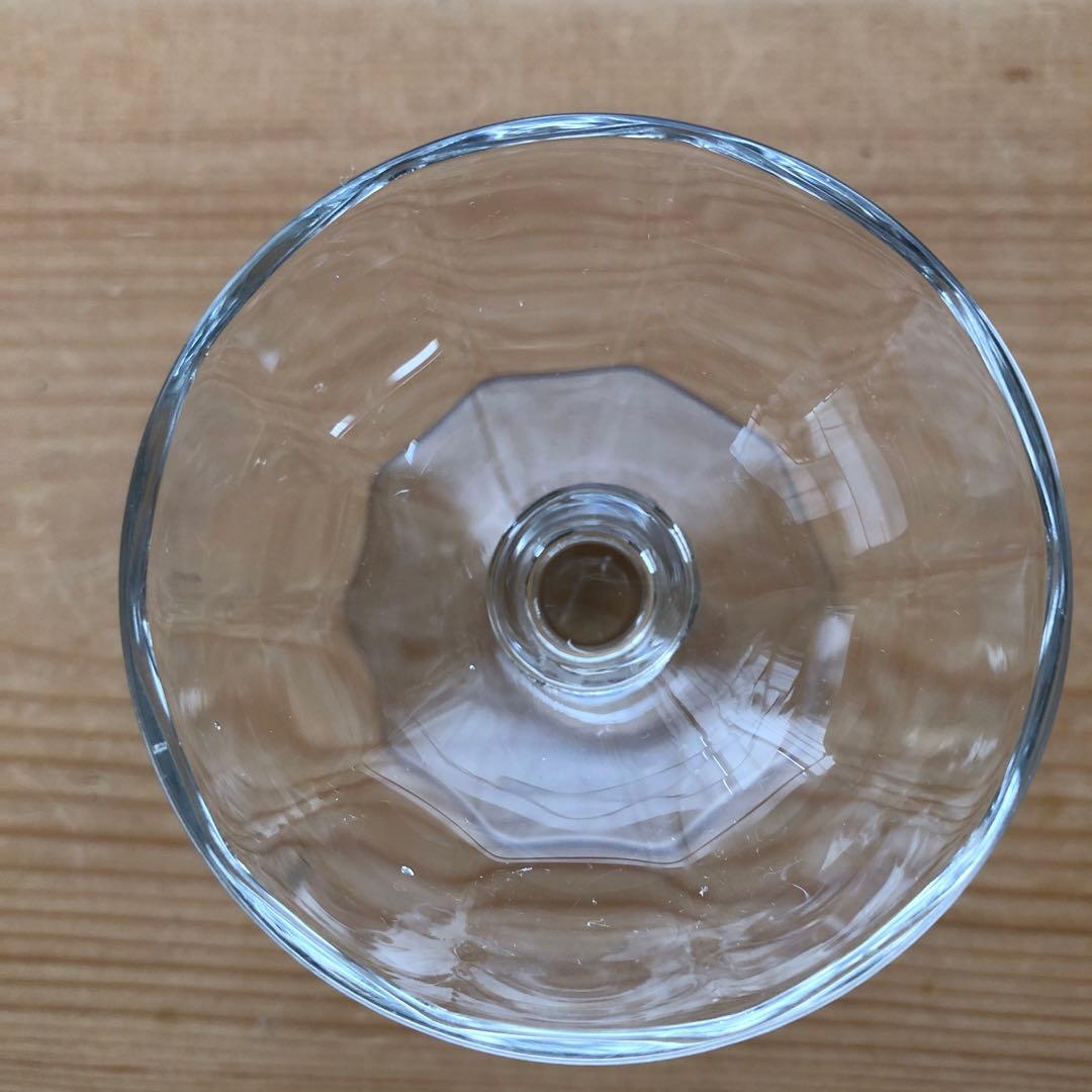 古いシャンパンクープ　２脚　食前酒・食後酒グラス　リキュールグラス　no.123