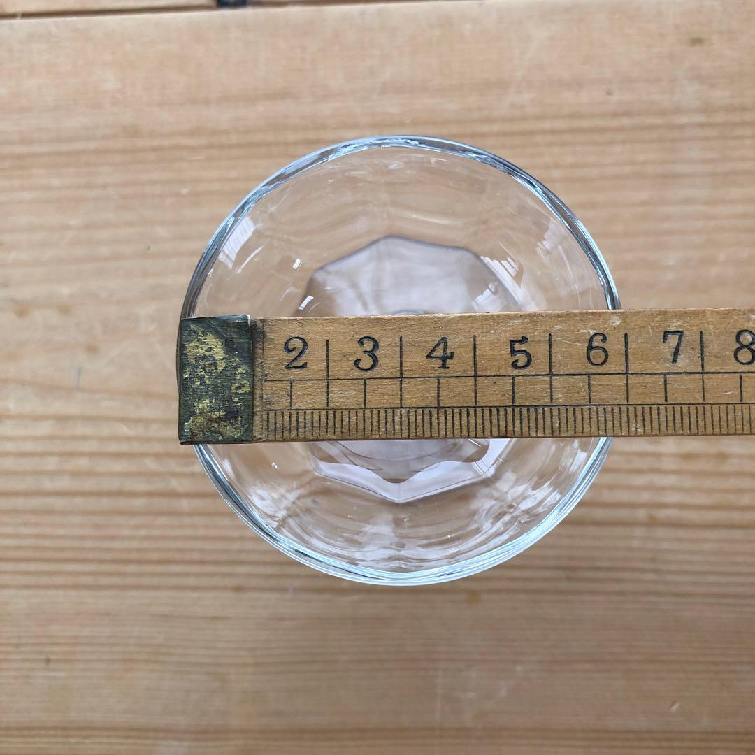 古いシャンパンクープ　２脚　食前酒・食後酒グラス　リキュールグラス　no.123