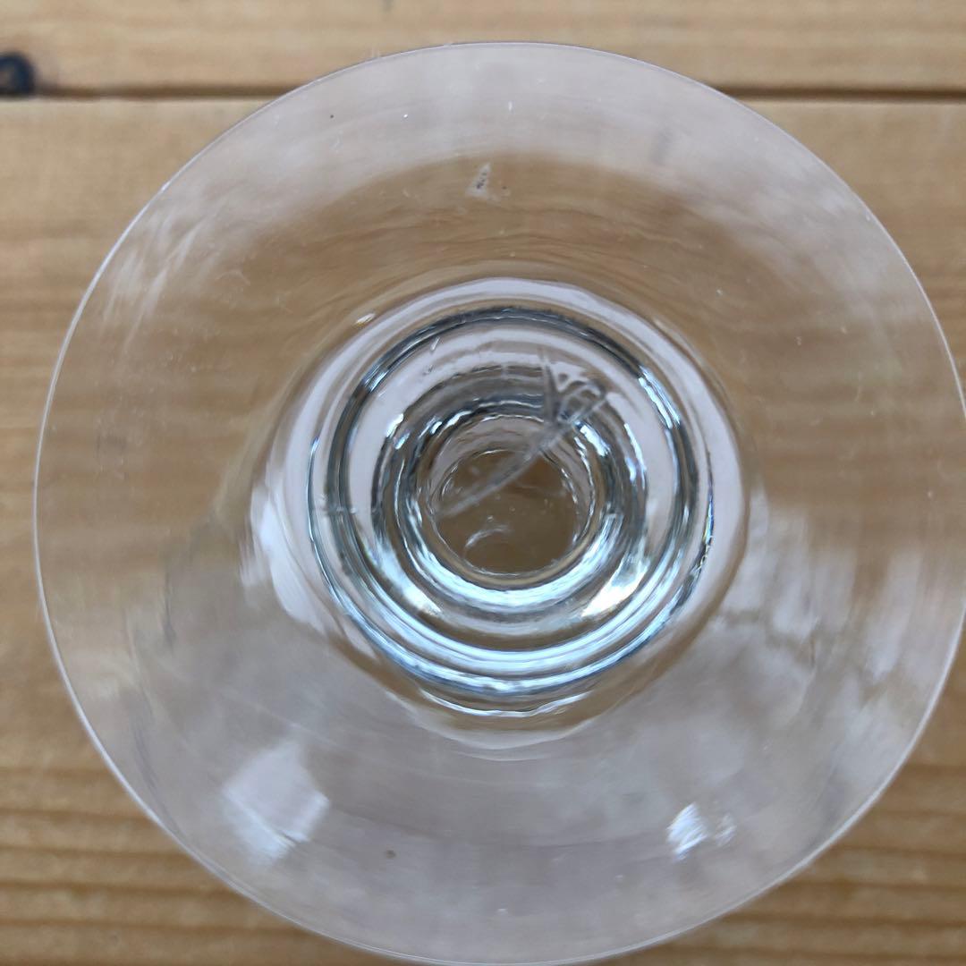 古いシャンパンクープ　２脚　食前酒・食後酒グラス　リキュールグラス　no.123