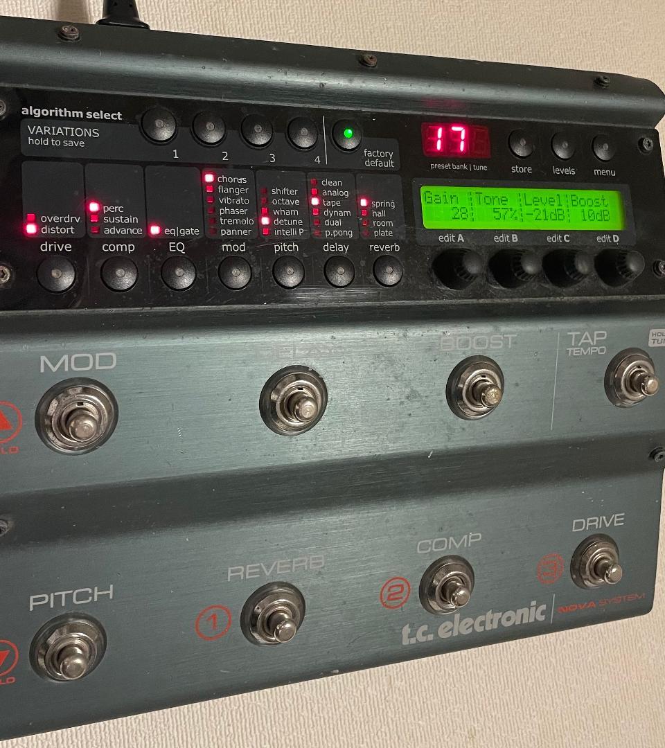 tc electronic NOVA SYSTEMマルチエフェクター