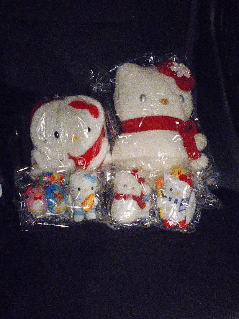 キティ 雪だるま マスコット キティの散歩道 タキシードサム サンリオ