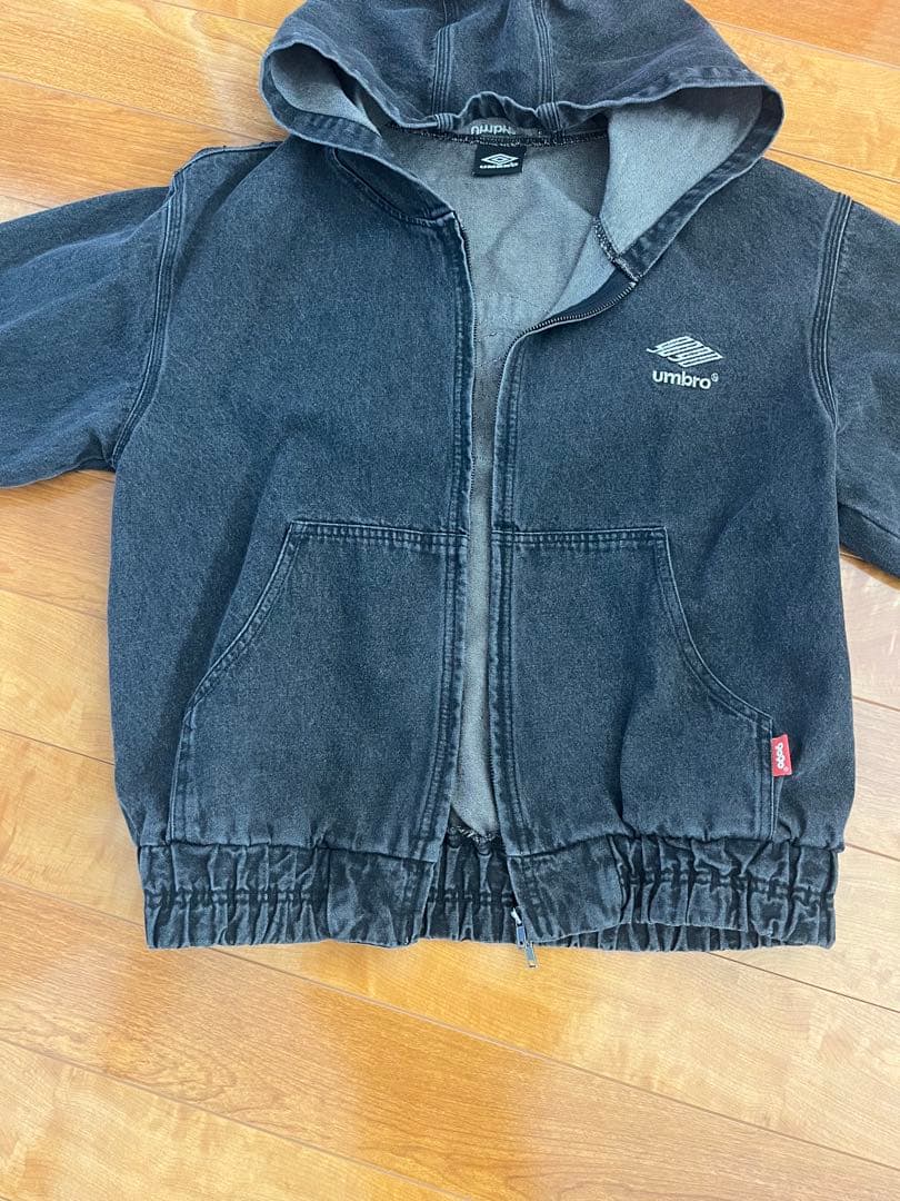 9090 × umbro Denim Zip Hoodie