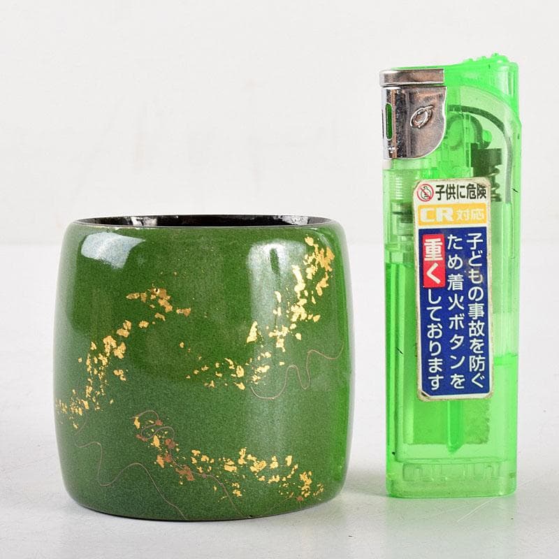 伝統工芸　小幡武代作　有線七宝　蓋置　共箱　V　R4730