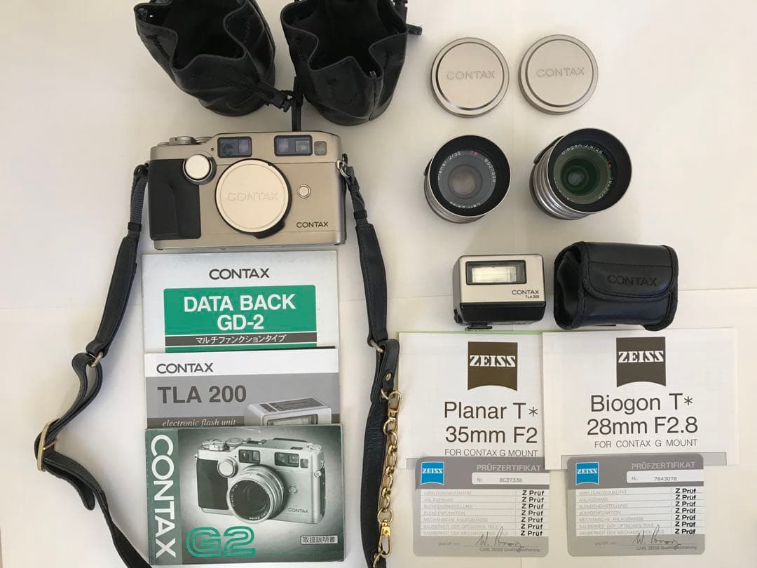 CONTAX G2 TLA200 レンズ2本セット
