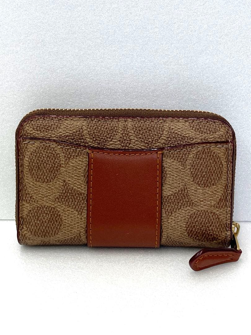 【美品‼︎】COACH エッセンシャルスモールジップアラウンド カードケース