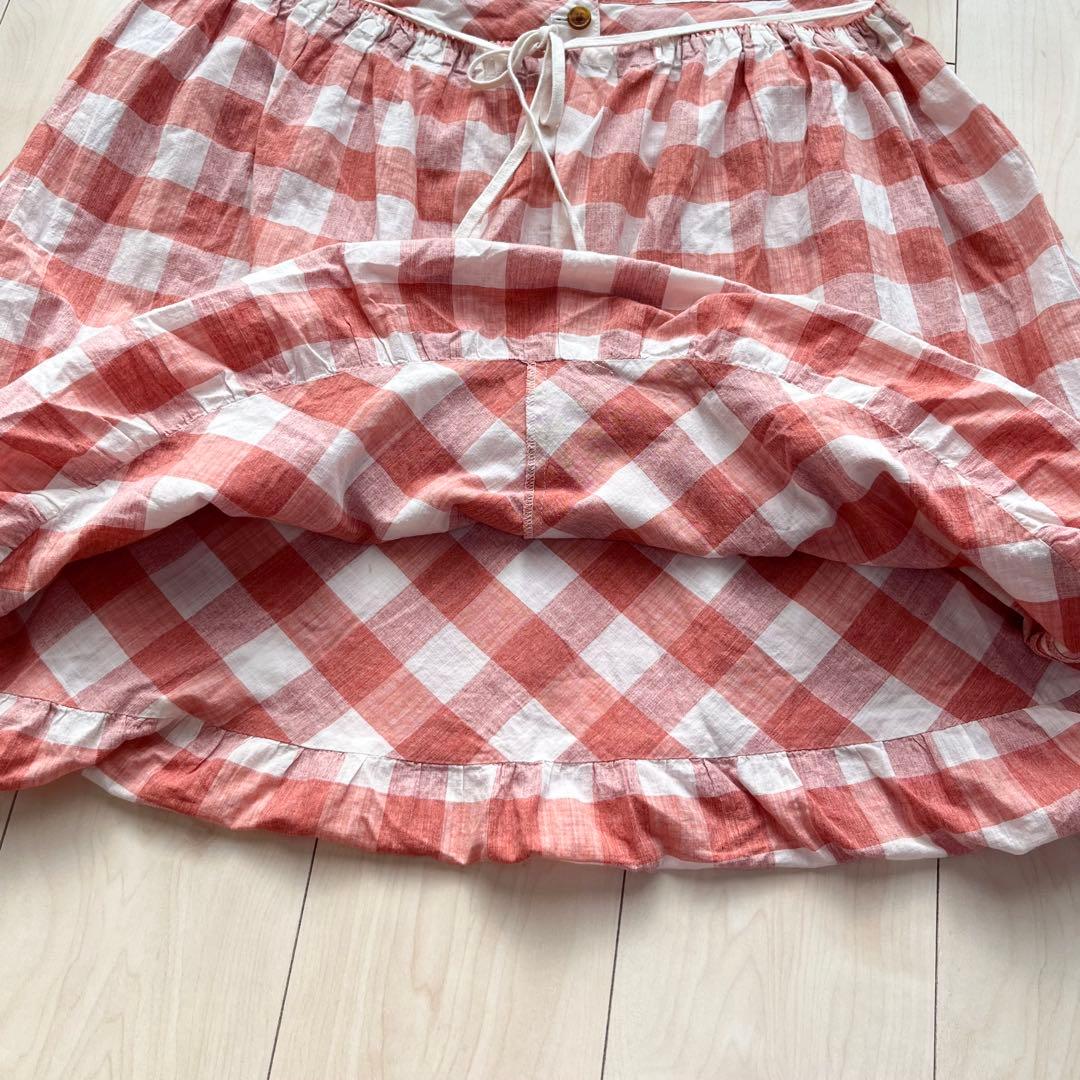 ヴィヴィアンウエストウッドレッドレーベル ギンガムチェック バルーンスカート